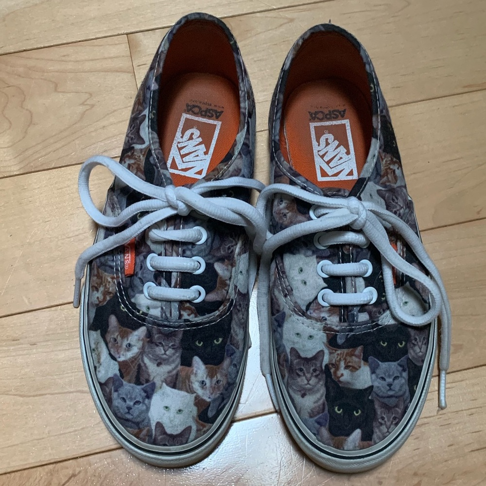 Vans ASPCA Cats Authentic Skate Shoes Kitties
